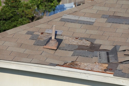 Damaged Roof Shingles