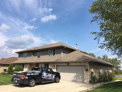 APEX van outside home